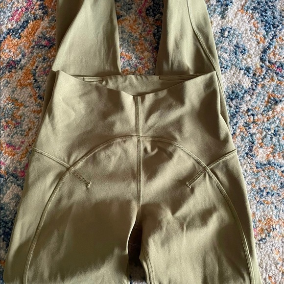 Lululemon Unlimit high rise leggings 25” bronze green side 4 nulu - Picture 4 of 5